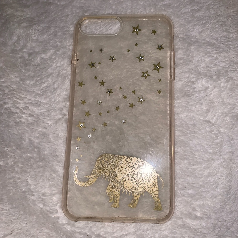Iphone 8 Plus Clear Elephant Phone Case
